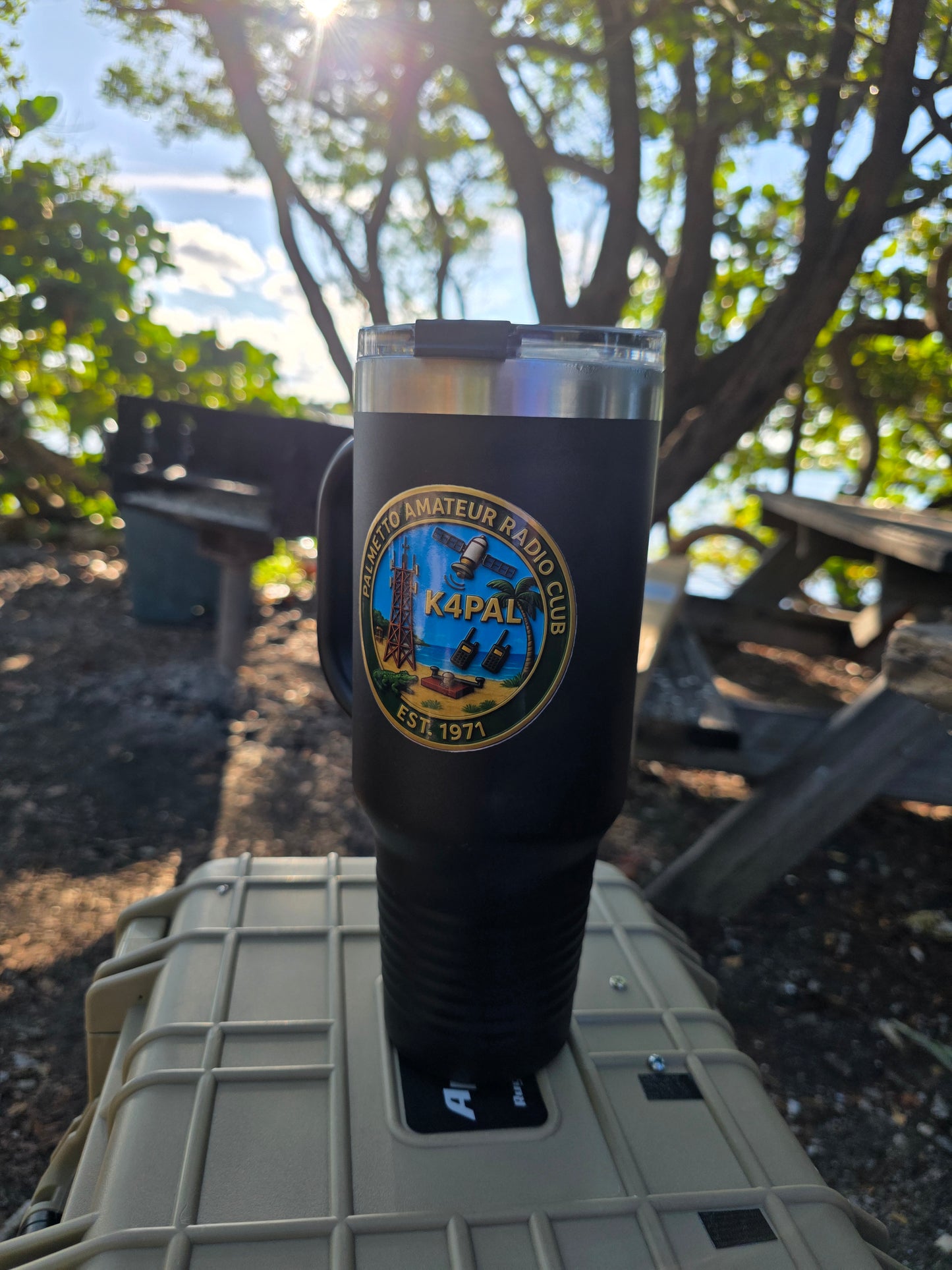 Gold Coast Amateur Radio Club Official Logo Branded Full Color UV rated 3 inch Decals