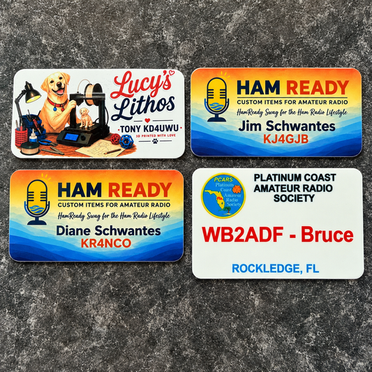 Personalized Magnetic Aluminum Name Badge