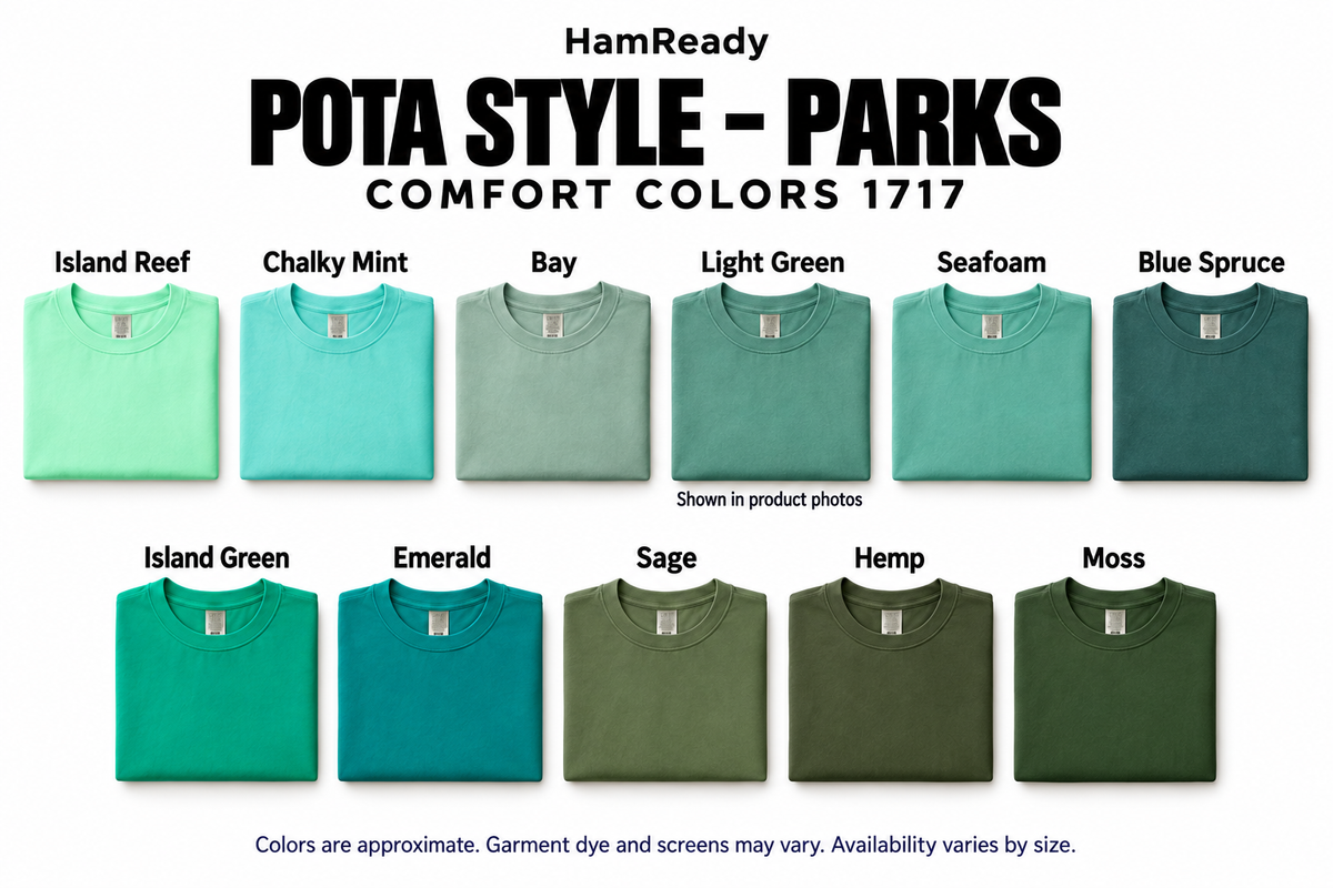 POTA Style – Parks Embroidered T-Shirt