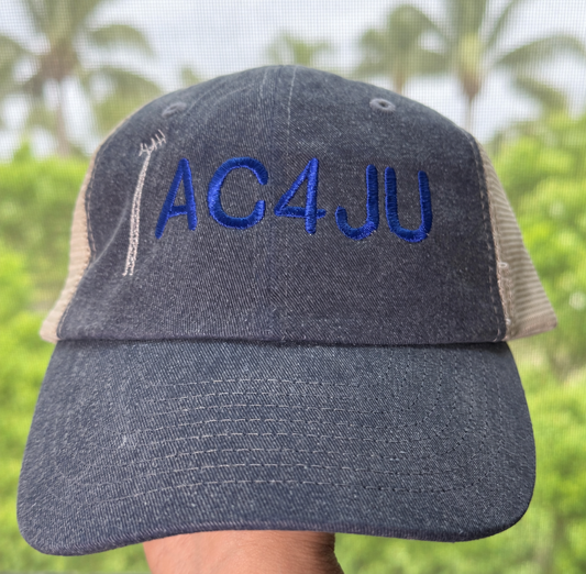 Custom Embroidered Ham Radio Call Sign Hat – Yagi Satellite Antenna Hat