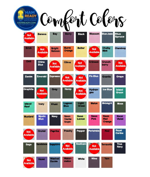 Custom Ham Radio Call Sign T-shirt