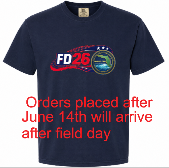 GCARA FD26 Field Day Patriotic Special Limited Edition T-Shirt- Will Arrive After Field Day!