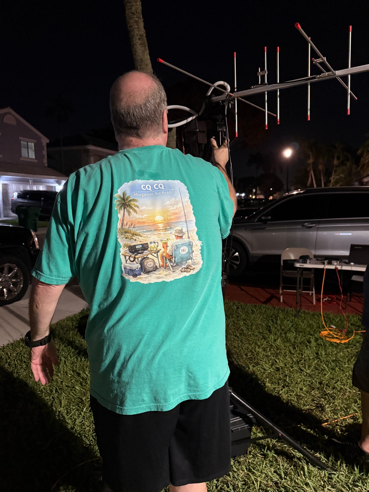 CQ CQ Margaritas Are Ready Ham Radio T-Shirt – HamReady Coastal Series