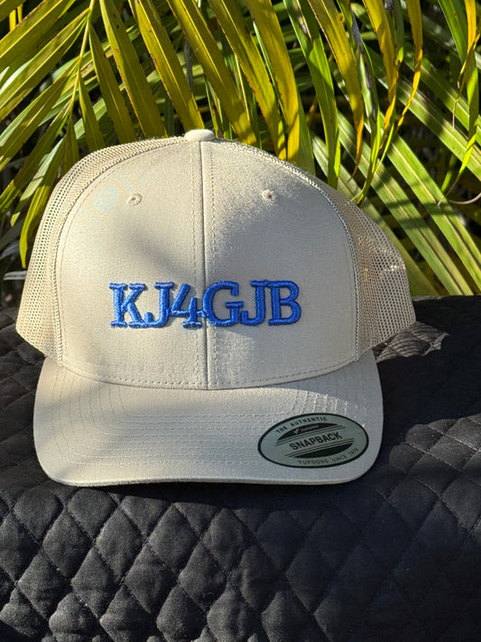 Custom 3D Puff Call Sign Trucker Cap (Name Optional)