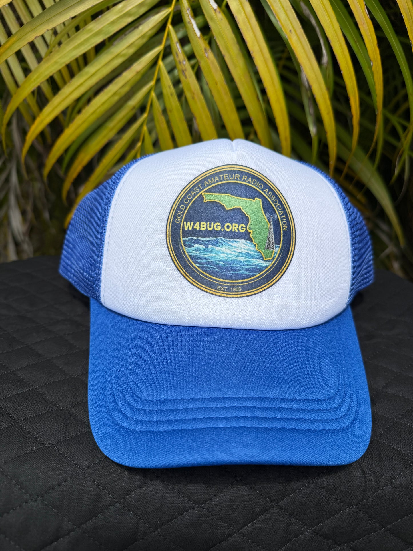 Custom Printed Ham Radio Club Logo Trucker Hat