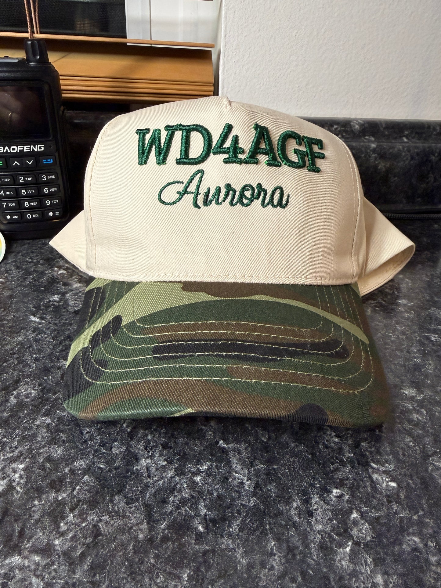 Custom 3D Puff Call Sign Trucker Cap (Name Optional)