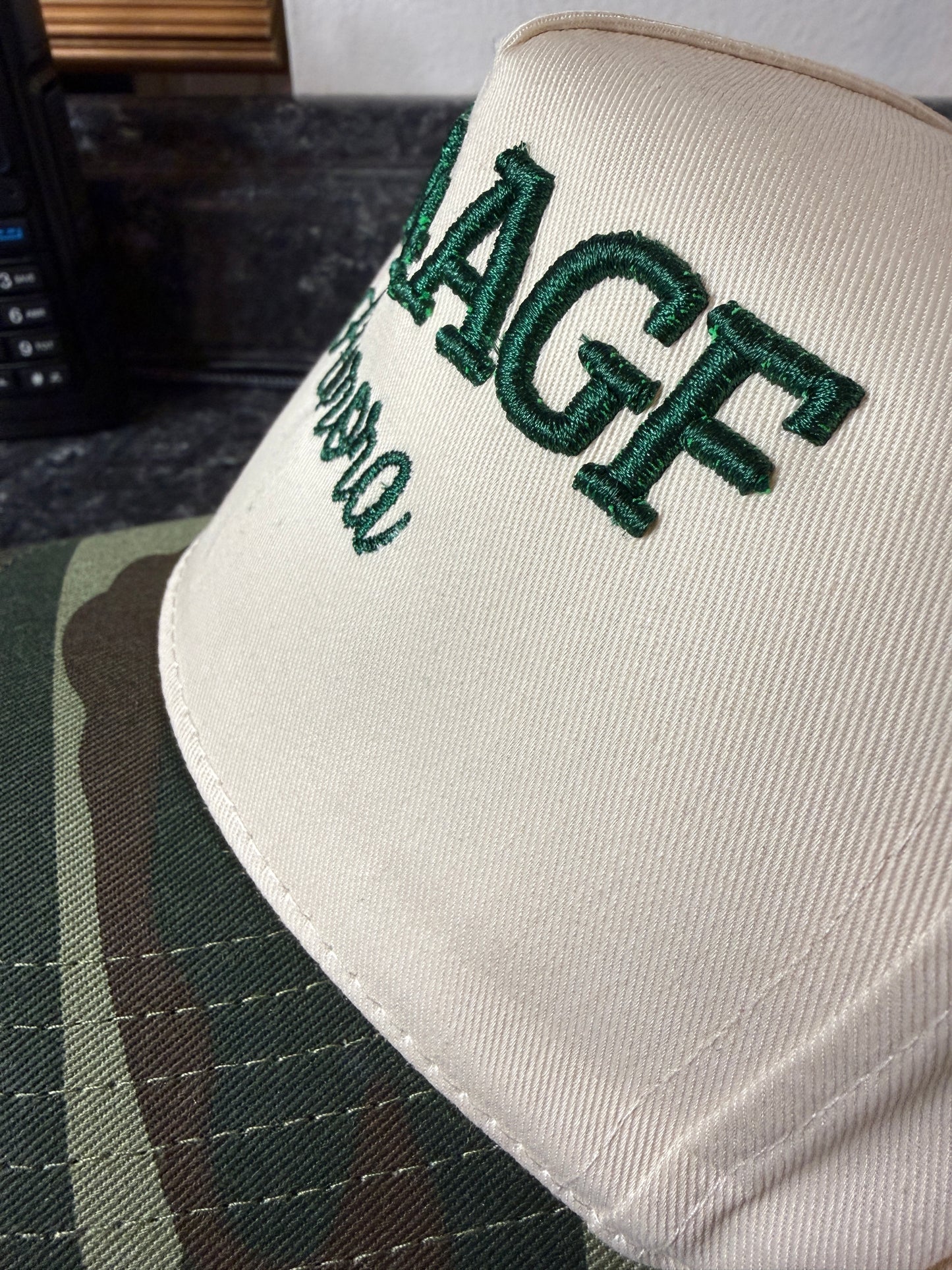 Custom 3D Puff Call Sign Trucker Cap (Name Optional)