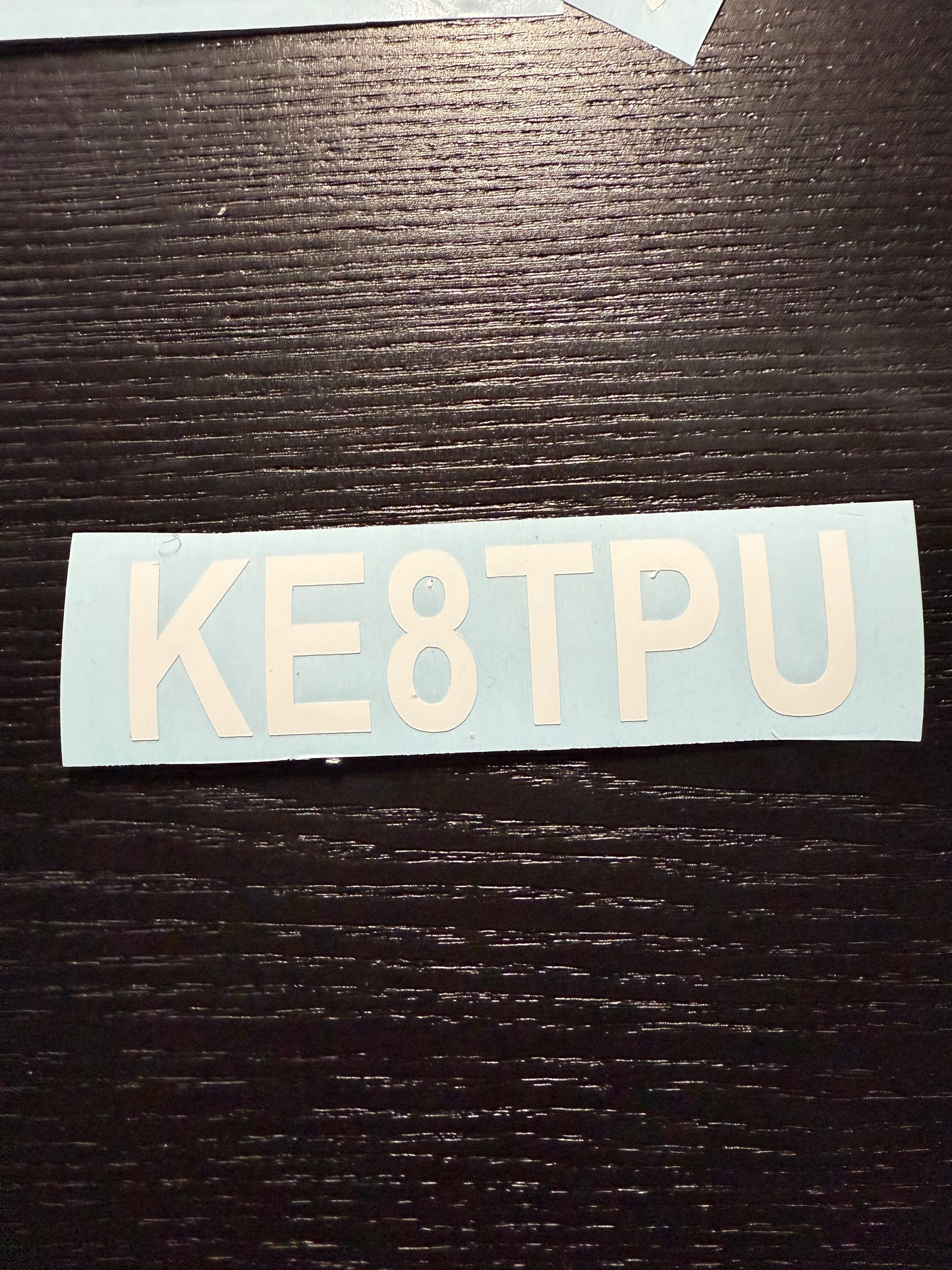 Amateur Radio Call Sign Vinyl Decals