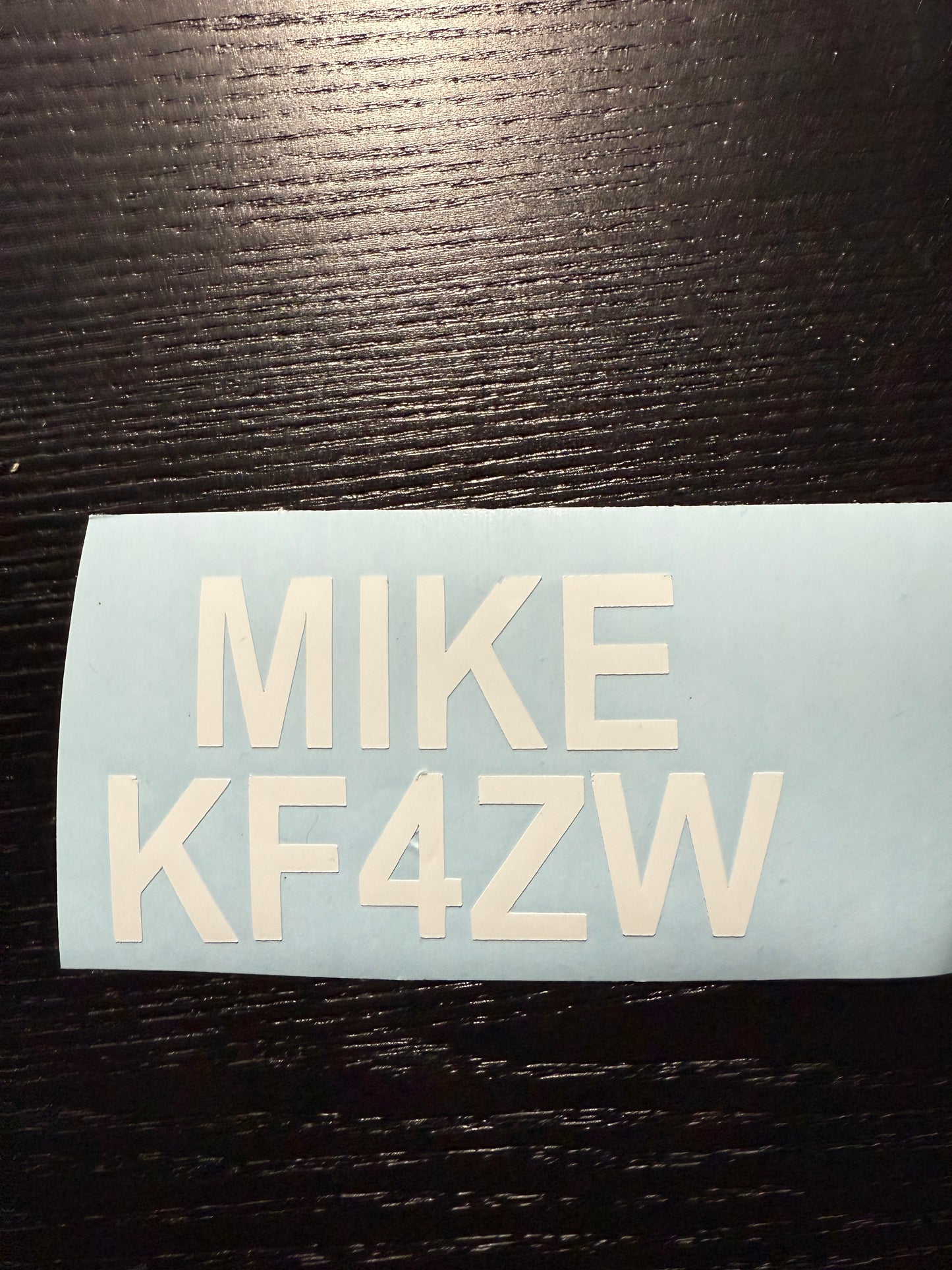 Amateur Radio Call Sign Vinyl Decals