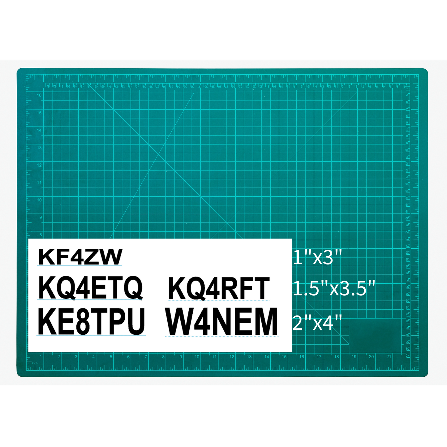Amateur Radio Call Sign Vinyl Decals