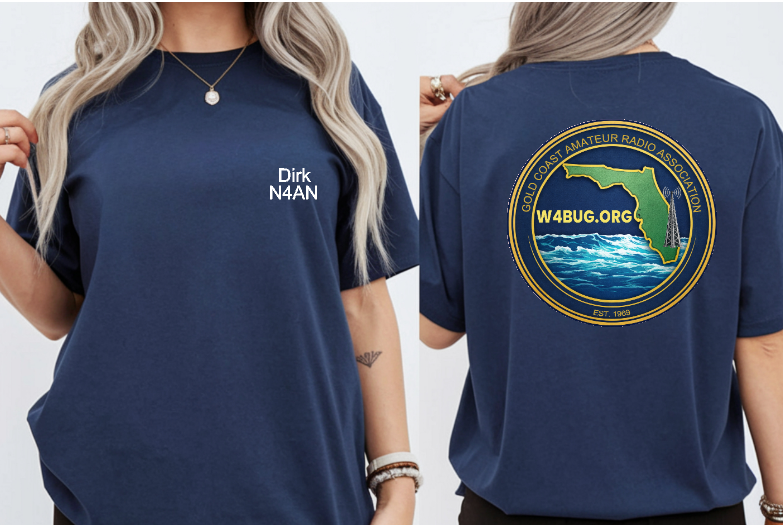 Gold Coast Amateur Radio Club T-shirt - Show your Ham Radio Pride