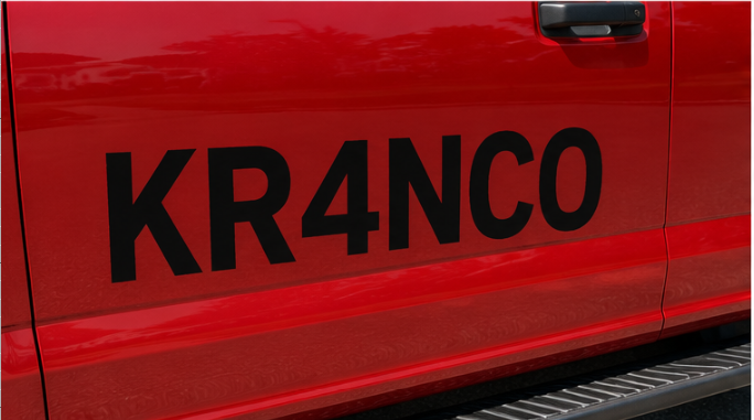 Amateur Radio Vehicle Call Sign Decals