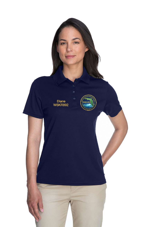 GCARA Embroidered Club Ladies Polo Gold Coast Amateur Radio