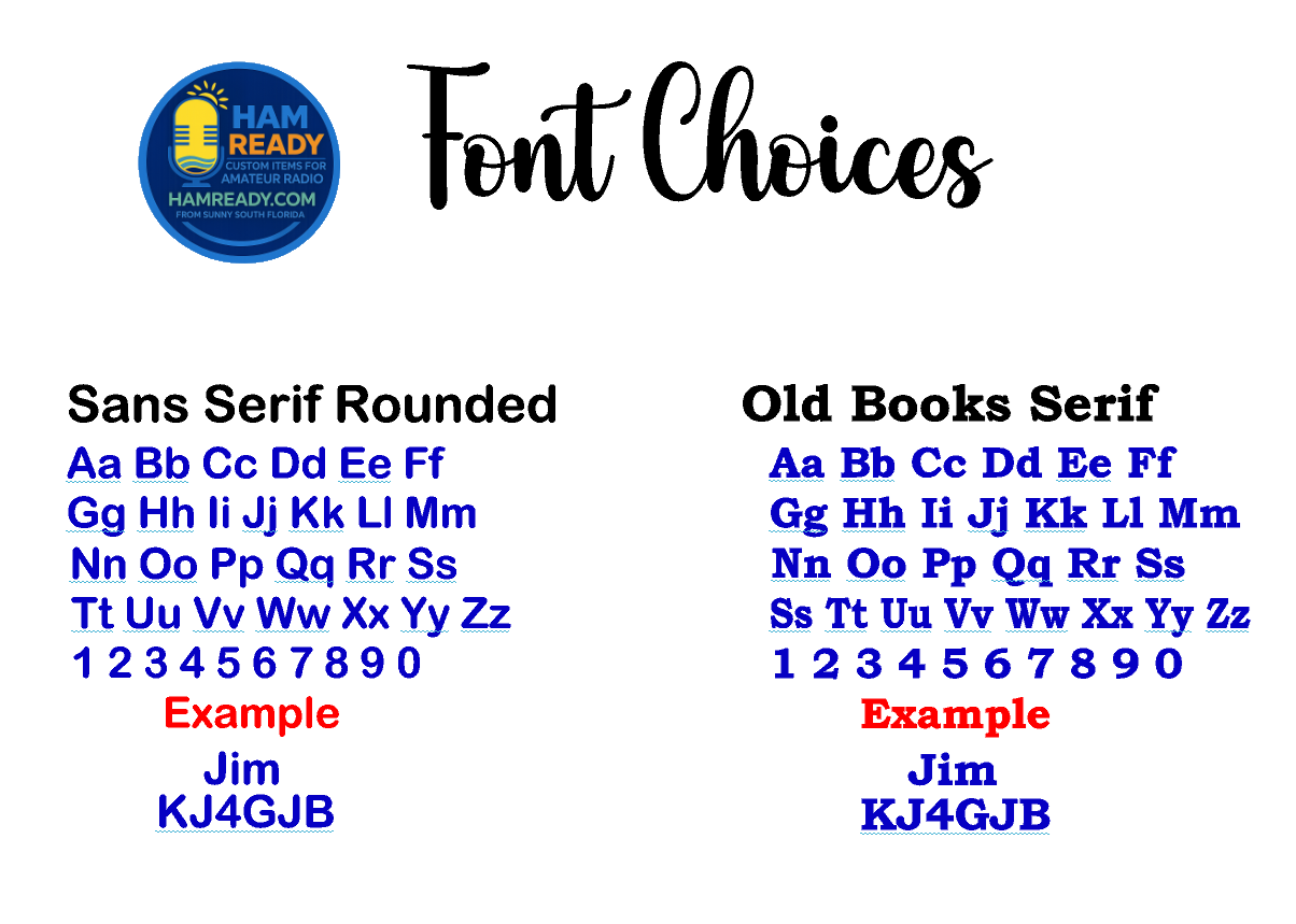 Custom Ham Radio Call Sign T-shirt