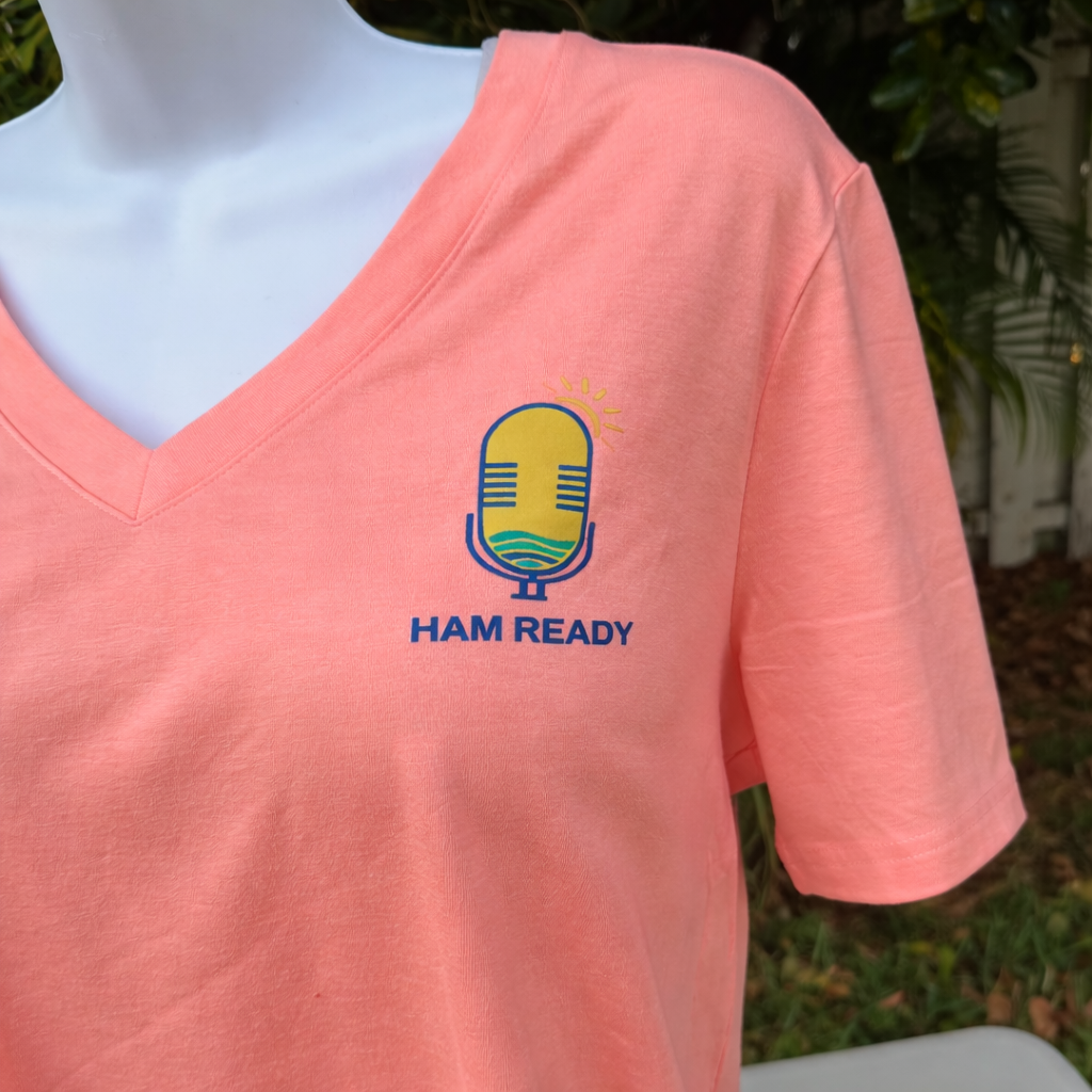 Salty Air & Ham Radio Hair Women's Coastal Ham Radio Shirt